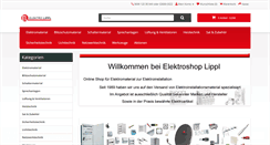 Desktop Screenshot of elektro-lippl.at